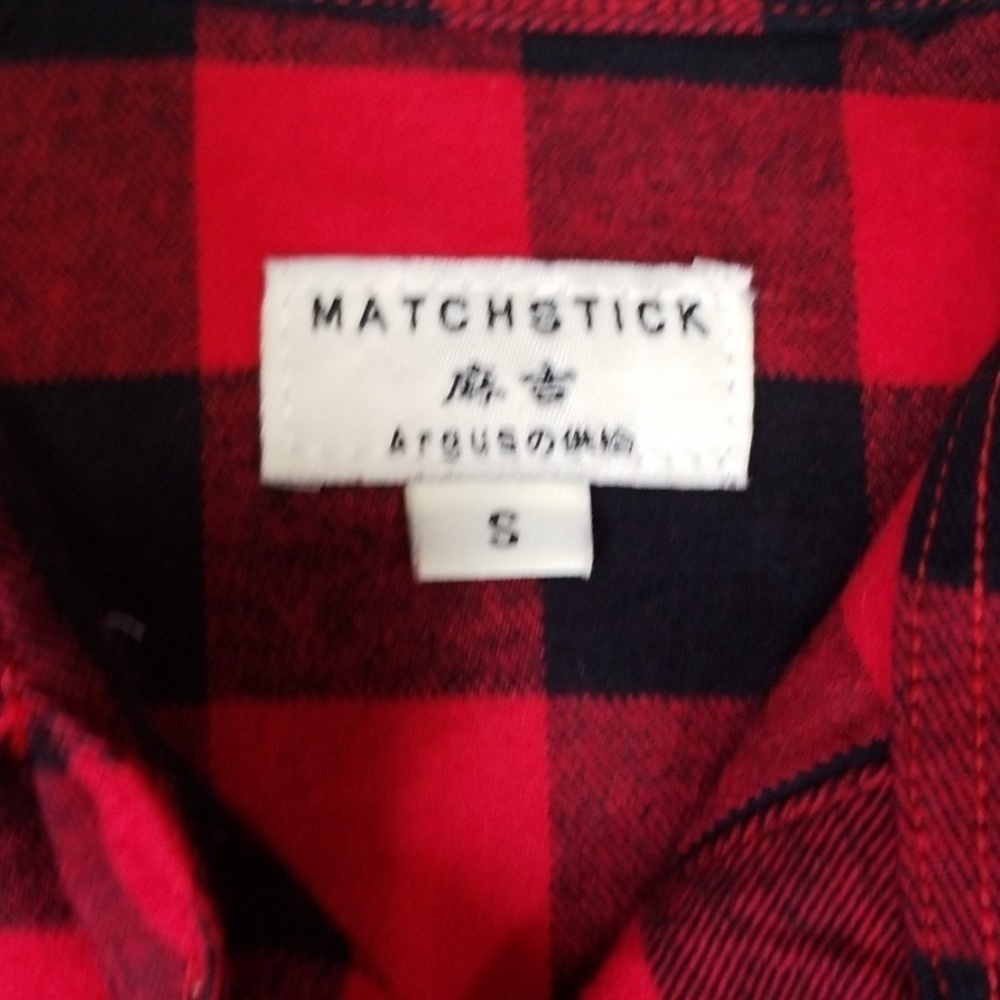 Matchstick Buffalo Plaid Flannel - Picture 3 of 5